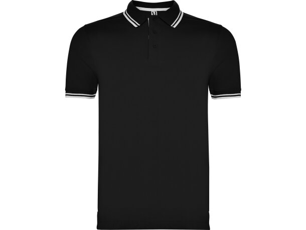 POLO Roly MONTREAL negro/blanco