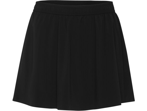 Falda deportiva Serena con tejido reciclado certificado GRS Negro detalle 4