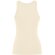 Camiseta sin mangas Dribe Roly en punto canalé stretch Angora detalle 22