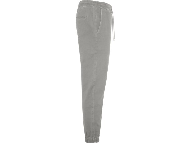 Pantalón jogger Flexar Roly con tejido stretch y puños ajustables Gris perla detalle 12