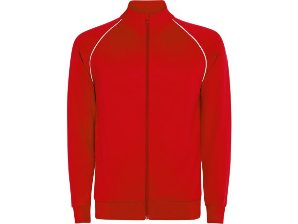 Chaqueta deportiva Valier Roly con cremallera y vivo reflectante Rojo detalle 41