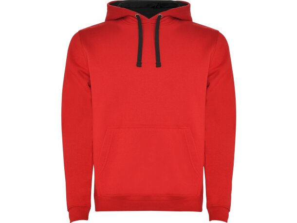 SUDADERA Roly URBAN rojo/negro