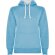 Sudadera URBAN WOMAN Roly con capucha celeste/blanco