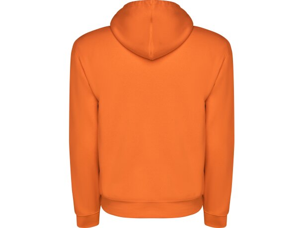 Sudadera con CAPUCHA Roly y dos bolsillos grandes naranja