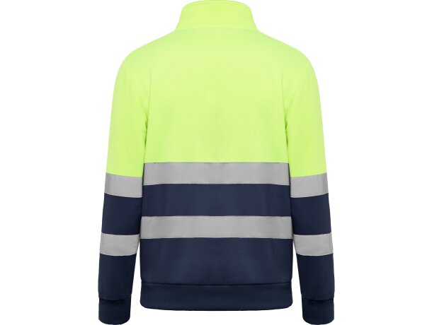 Sudadera SPICA Roly de alta visibilidad marino/amarillo fluor