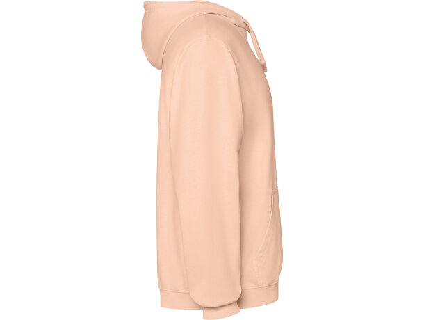 Sudadera Kenia Roly algodón 250 g/m² efecto lavado con capucha Papaya claro lavado detalle 24