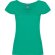 Camiseta Roly Guadalupe publicitaria algodón ajustada mujer Verde jade
