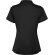 Polo Tormo Woman Roly de poliéster reciclado certificado GRS Negro detalle 10
