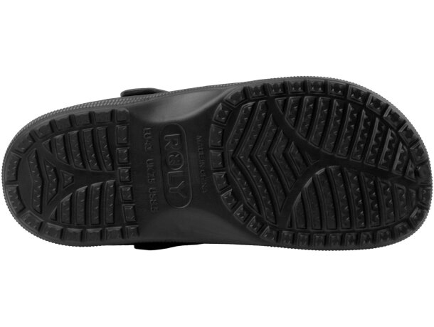 Zueco Eva Dan Roly con tira de sujeción ajustable Negro detalle 10