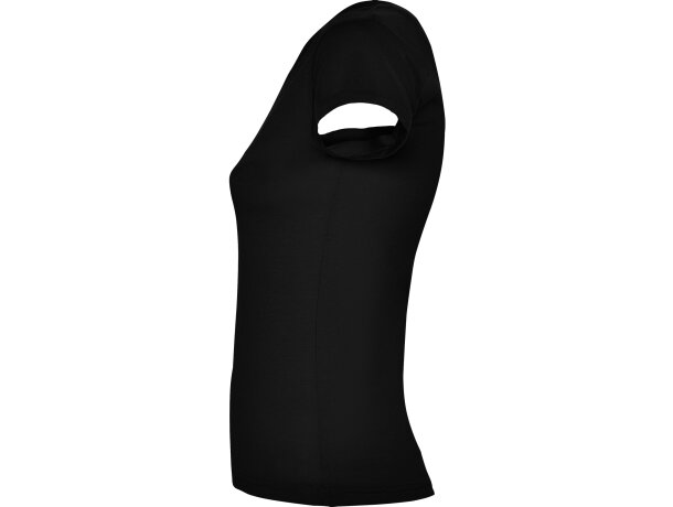 Camisetas personalizadas baratas  Roly Victoria de algodón 155 g negro