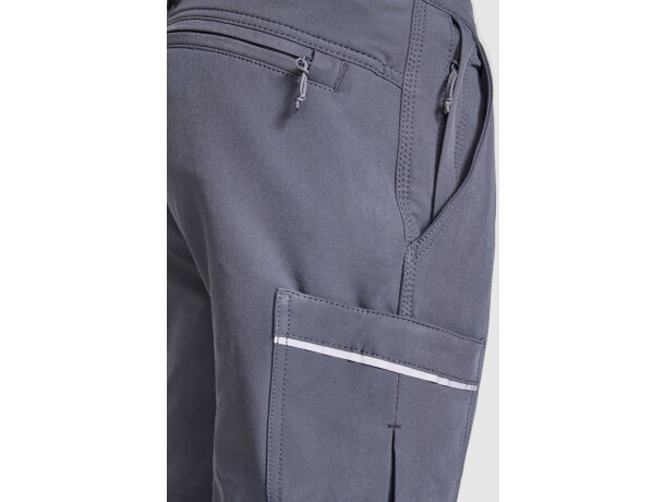 Pantalón trabajo Wall negro con rodilleras reforzadas Roly Negro detalle 3