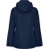 Parka mujer America Woman Roly con capucha extraíble reciclada Marino detalle 24