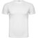 Camiseta técnica MONTECARLO manga corta unisex Roly 135 gr blanco