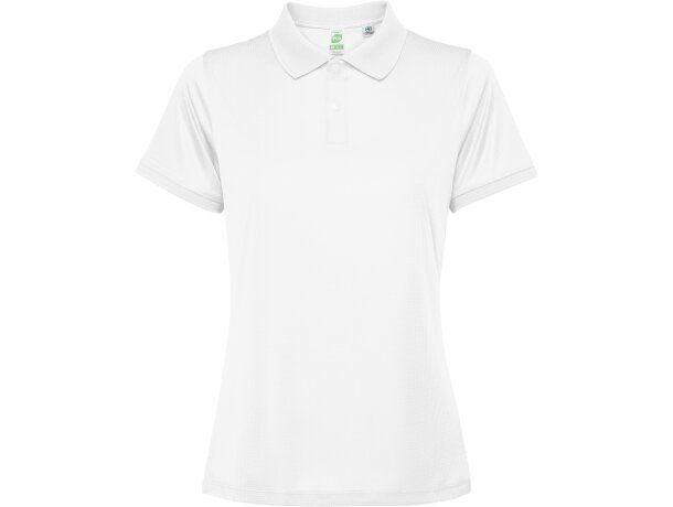 Polo Tormo Woman Roly de poliéster reciclado certificado GRS Rojo detalle 36