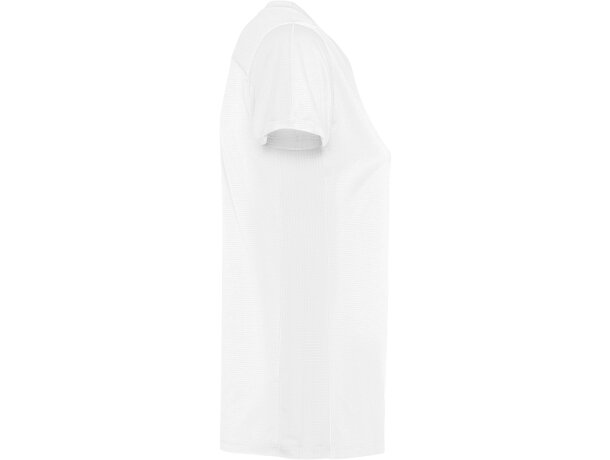 Camiseta técnica transpirable Slam Woman Roly de poliéster Blanco detalle 8