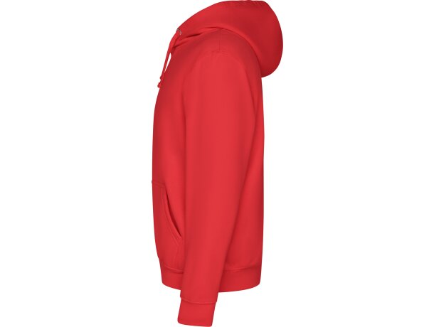 Sudadera con CAPUCHA Roly y dos bolsillos grandes rojo