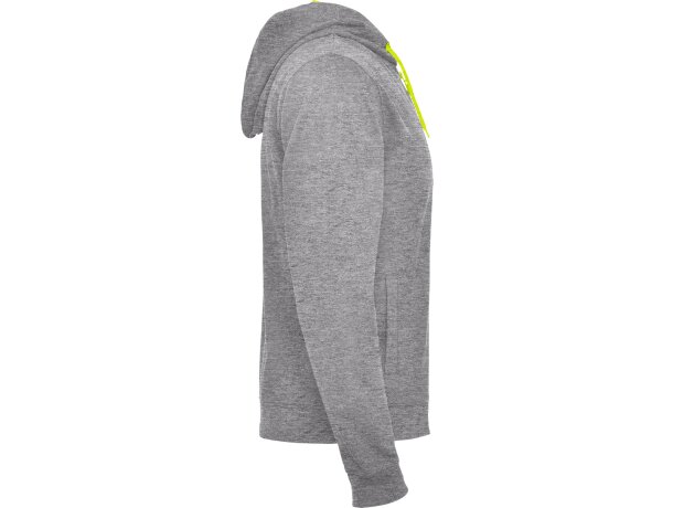 Sudadera FUJI Roly gris/amarillo fluor