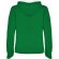 Sudadera URBAN WOMAN Roly con capucha verde kelly/blanco