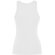 Camiseta sin mangas Dribe Roly en punto canalé stretch Blanco detalle 6