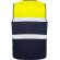 Chaleco Beta Roly alta visibilidad con bandas reflectantes Marino/amarillo fluor detalle 6