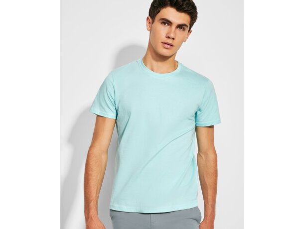 Camisetas impresas para adultos Roly Beagle 155g verde menta