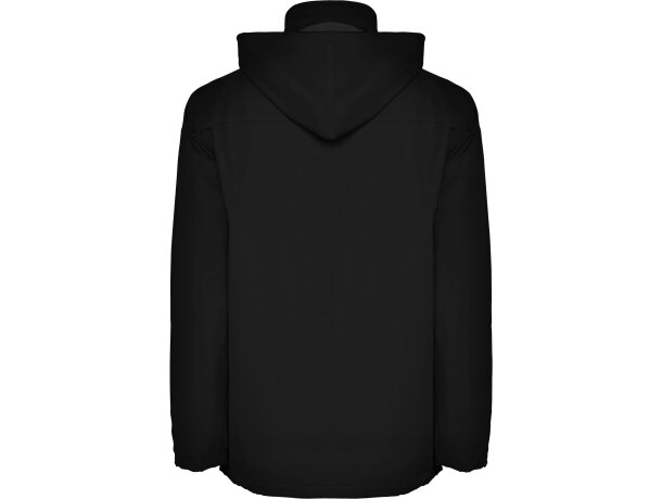 Parka Europa acolchada impermeable Negro detalle 7
