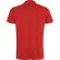 Polo Roly WOS manga corta tejido piqué stretch unisex Rojo detalle 62