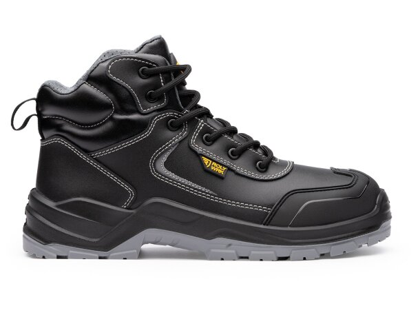Zapato laboral Iron Roly con puntera de fibra de vidrio S3S Negro/plomo detalle 8