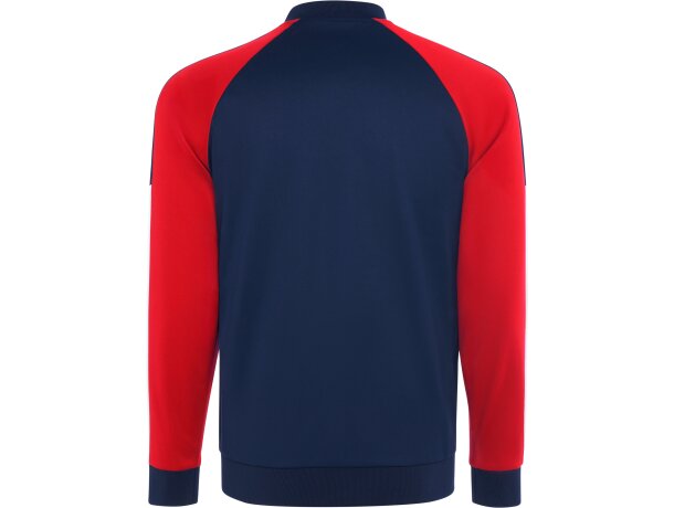 Chaqueta deportiva Gladius Roly bicolor con cremallera Rojo/marino detalle 26