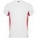 Camiseta técnica Roly TOKYO blanco/rojo