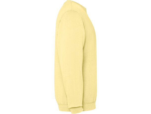 Sudadera Roly Jaya algodón 250 g/m² efecto lavado unisex Amarillo sweet lavado detalle 8
