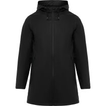 Chubasquero Roly Sitka unisex capucha visera negro