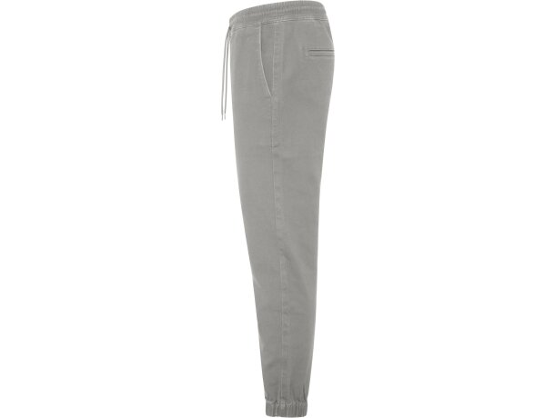 Pantalón jogger Flexar Roly con tejido stretch y puños ajustables Gris perla detalle 11