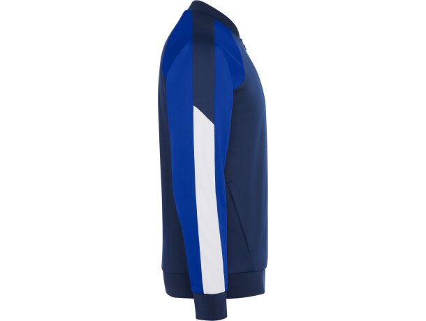 Chaqueta deportiva Gladius Roly bicolor con cremallera Royal/marino detalle 8