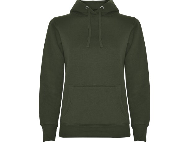 Sudadera URBAN WOMAN Roly con capucha verde aventura