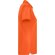 Polo Tormo Woman Roly de poliéster reciclado certificado GRS Naranja fuego detalle 24