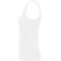 Camiseta sin mangas Dribe Roly en punto canalé stretch Blanco detalle 7