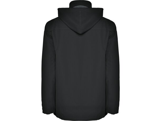 Parka Europa acolchada impermeable Plomo oscuro detalle 13