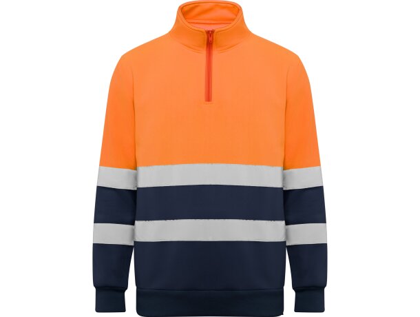 Sudadera SPICA Roly de alta visibilidad marino/naranja fluor