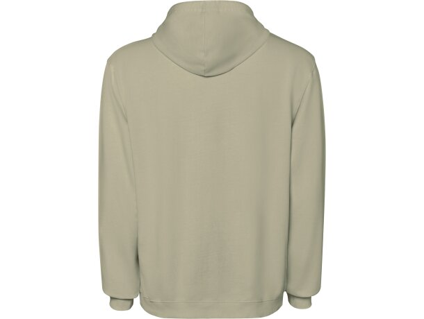 Sudadera Kenia Roly algodón 250 g/m² efecto lavado con capucha Kaki claro lavado detalle 18