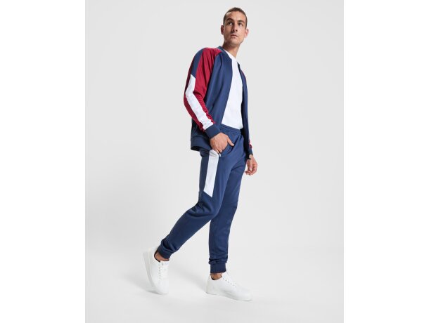 Pantalón deportivo Roly Urus en poliéster piqué perchado stretch Negro detalle 2