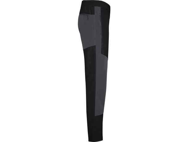 Pantalón trekking Bonati Roly poliamida con refuerzos elásticos Negro/plomo oscuro detalle 7