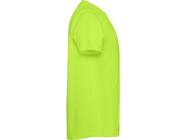 Camiseta Estoril Verde fluor detalle 24