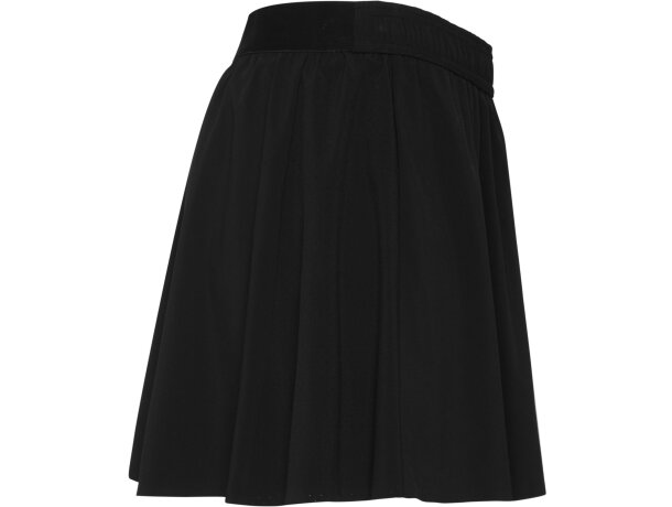 Falda deportiva Serena con tejido reciclado certificado GRS Negro detalle 6