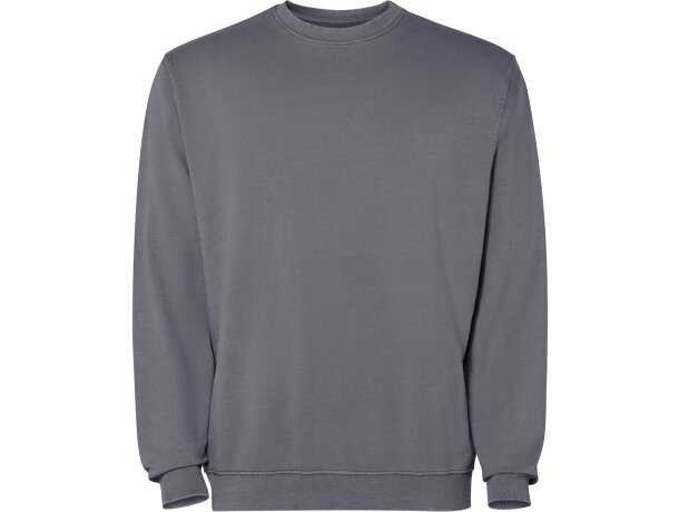 Sudadera Roly Jaya algodón 250 g/m² efecto lavado unisex Gris cielo lavado detalle 13