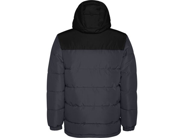 Parka acolchada Tallin Roly repelente al agua con capucha Ebano/negro detalle 25