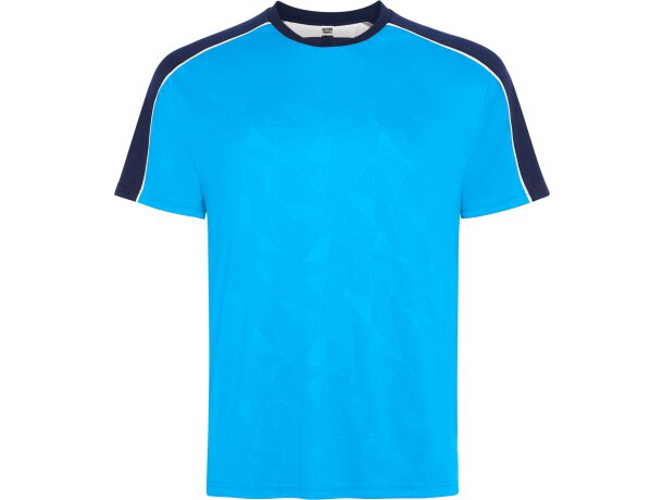 Conjunto deportivo Titan Roly con tejido mesh transpirable Turquesa fluor/marino detalle 9