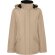 Parka mujer America Woman Roly con capucha extraíble reciclada Arena oscuro