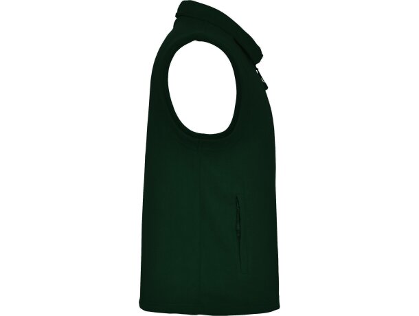 Chaleco New Bellagio Roly de poliéster con cremallera frontal Verde botella detalle 26