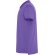 Polo Roly WOS manga corta tejido piqué stretch unisex Iris purpura detalle 67